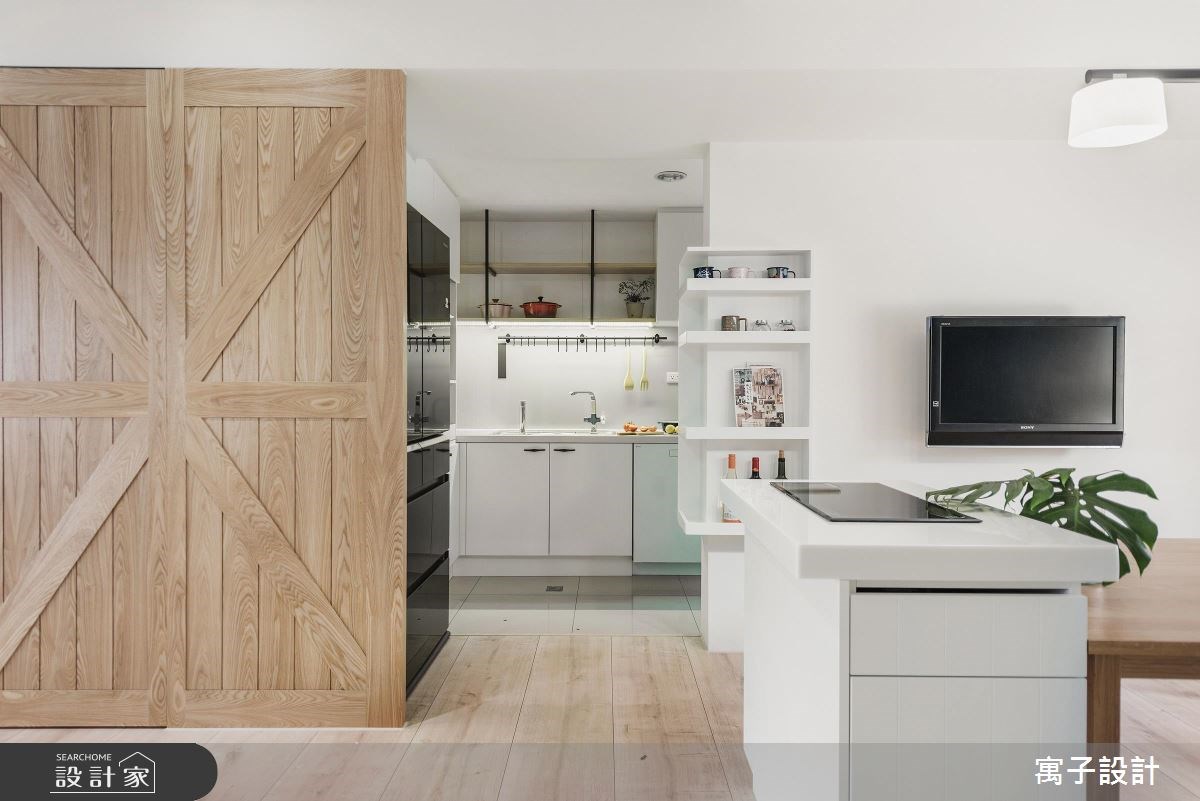 35坪新成屋(5年以下)＿北歐風廚房案例圖片＿寓子設計＿寓子_北歐20° I之8