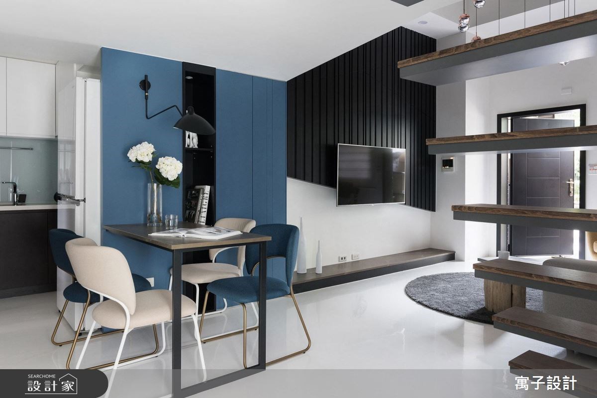 23坪新成屋(5年以下)＿現代風餐廳案例圖片＿寓子設計＿寓子_爵士BLUES I之3