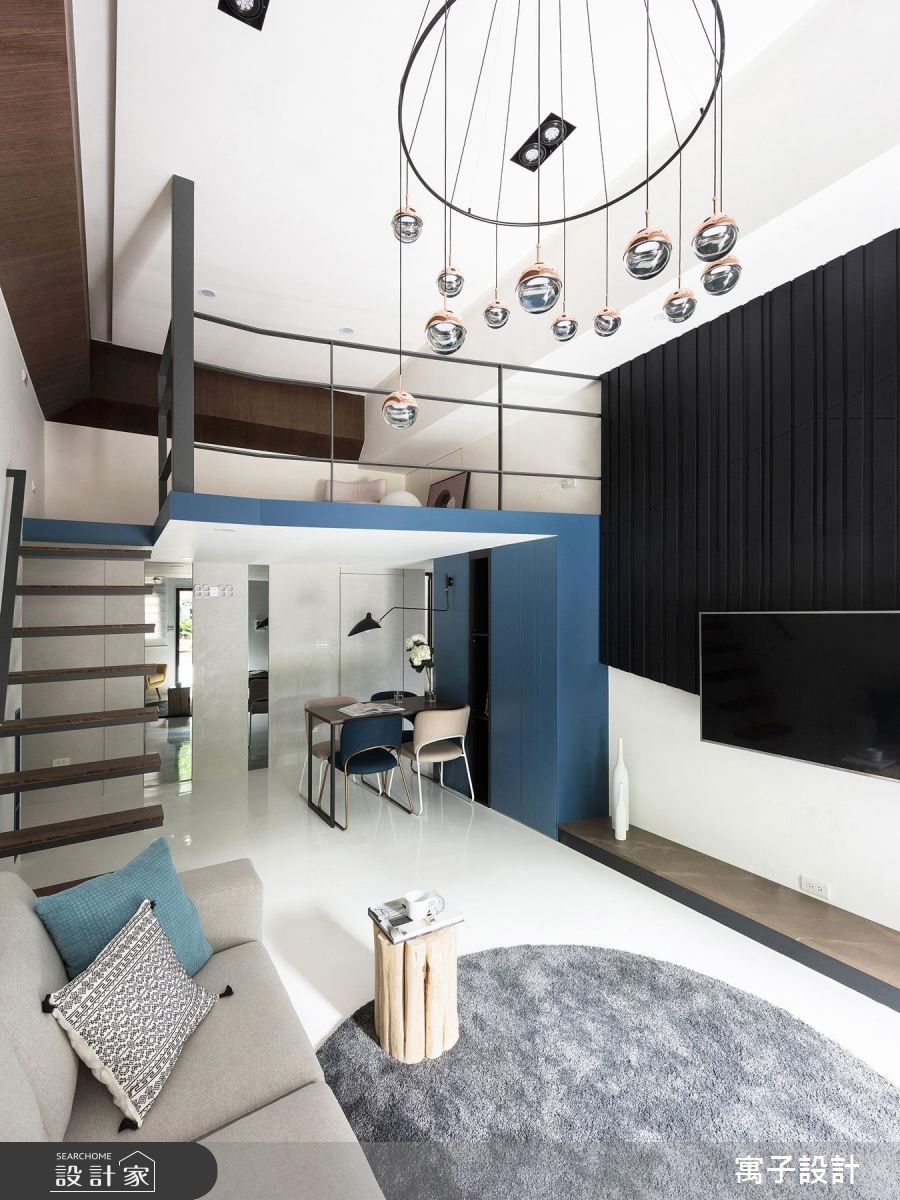 23坪新成屋(5年以下)＿現代風客廳案例圖片＿寓子設計＿寓子_爵士BLUES I之7