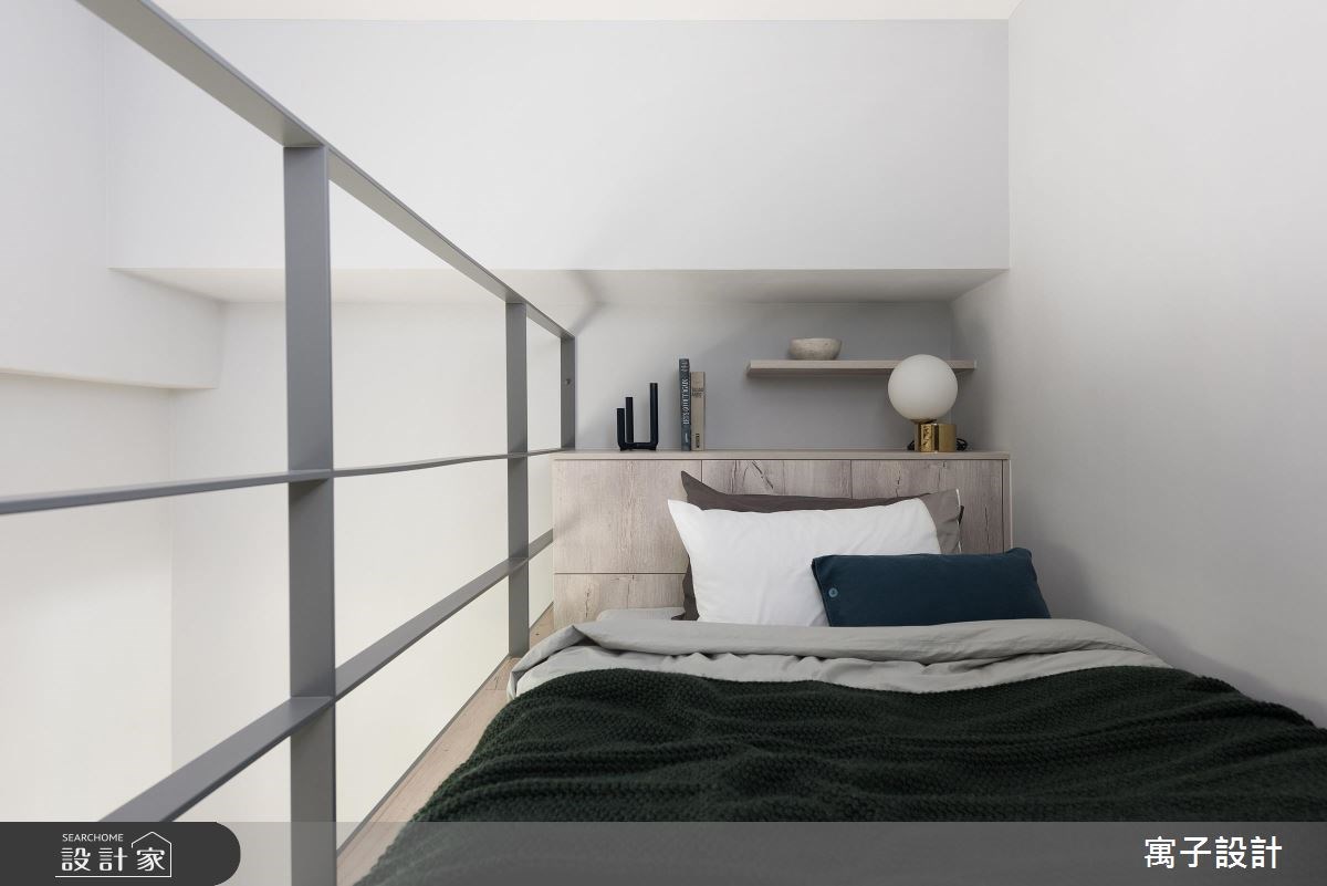 23坪新成屋(5年以下)＿現代風臥室案例圖片＿寓子設計＿寓子_爵士BLUES I之14