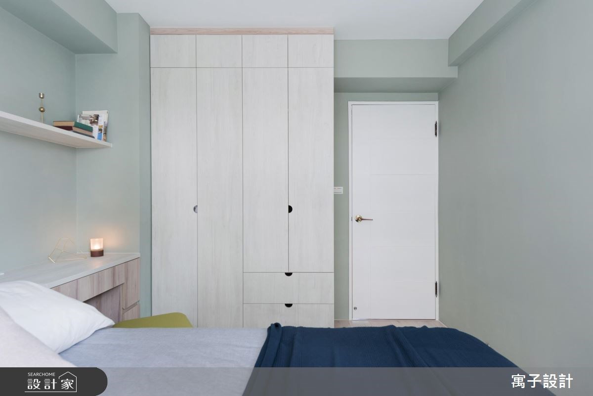 20坪老屋(16~30年)＿北歐風臥室案例圖片＿寓子設計＿寓子_春漾之13