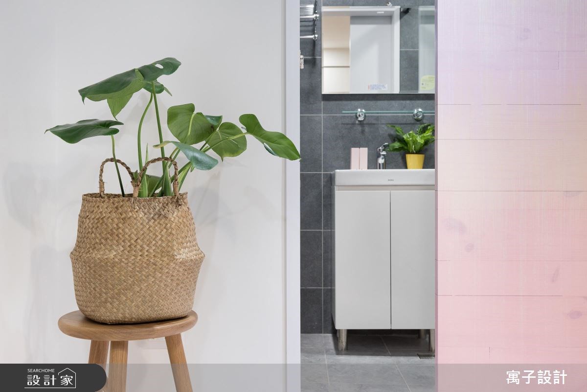 20坪老屋(16~30年)＿北歐風浴室案例圖片＿寓子設計＿寓子_春漾之14