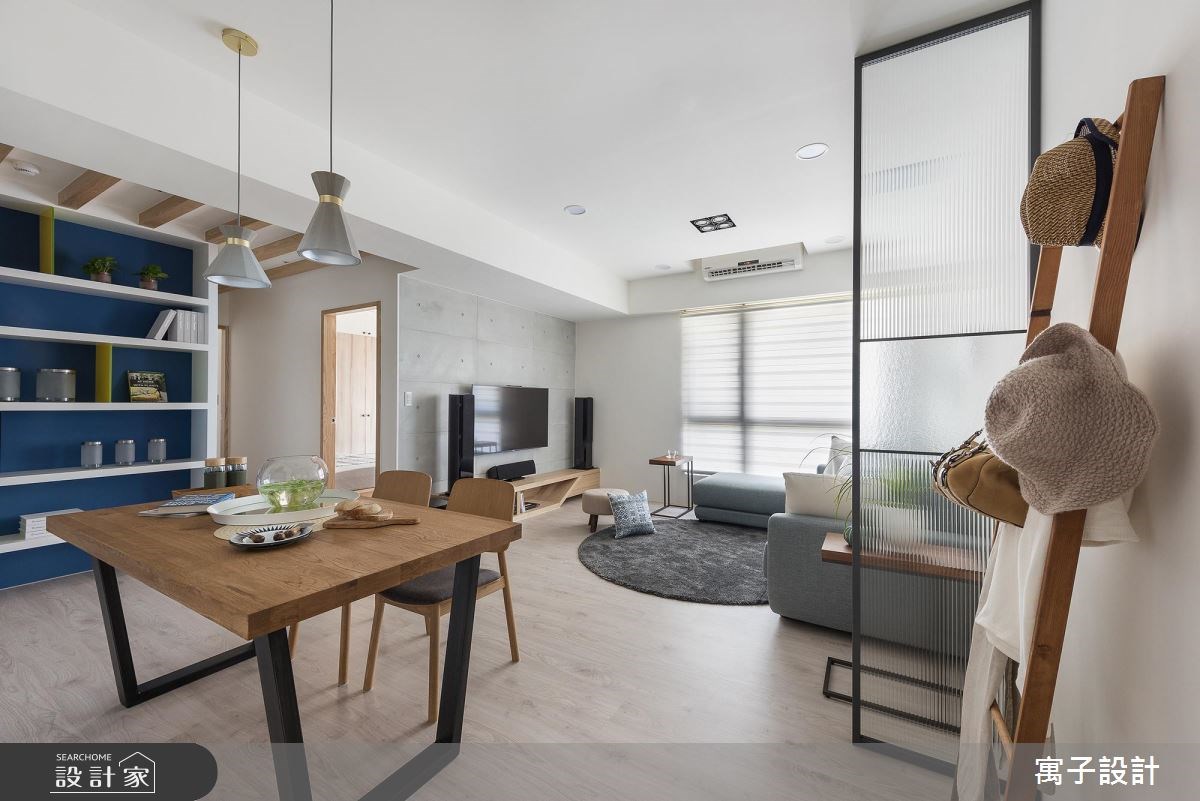 30坪新成屋(5年以下)＿北歐風餐廳案例圖片＿寓子設計＿寓子_溫。沐光 I之2