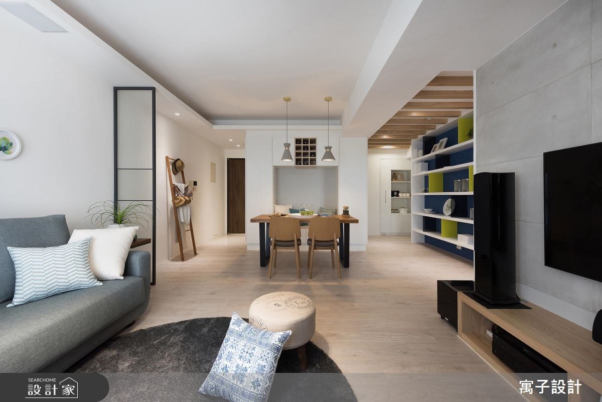 30坪新成屋(5年以下)＿北歐風案例圖片＿寓子設計＿寓子_溫。沐光 I之4