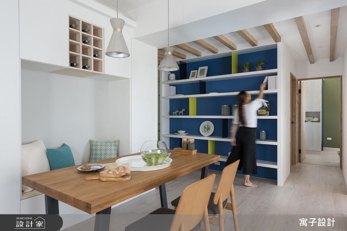 30坪新成屋(5年以下)＿北歐風餐廳案例圖片＿寓子設計＿寓子_溫。沐光 I之7