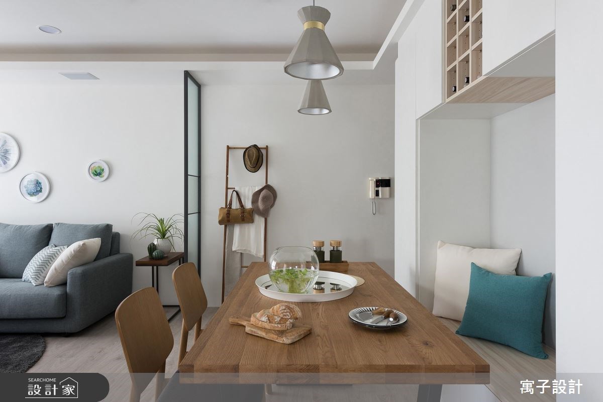 30坪新成屋(5年以下)＿北歐風餐廳案例圖片＿寓子設計＿寓子_溫。沐光 I之8