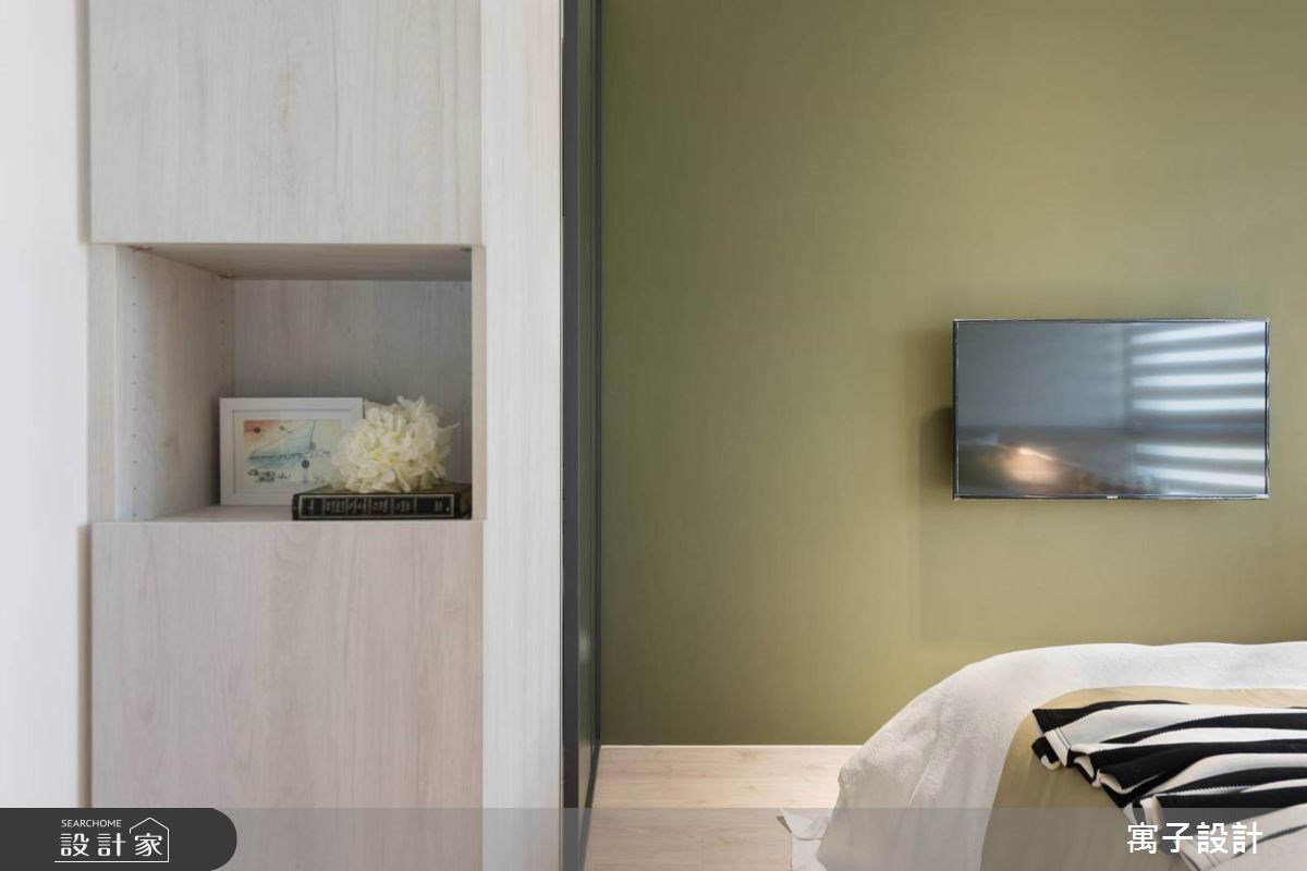 30坪新成屋(5年以下)＿北歐風臥室案例圖片＿寓子設計＿寓子_溫。沐光 I之12