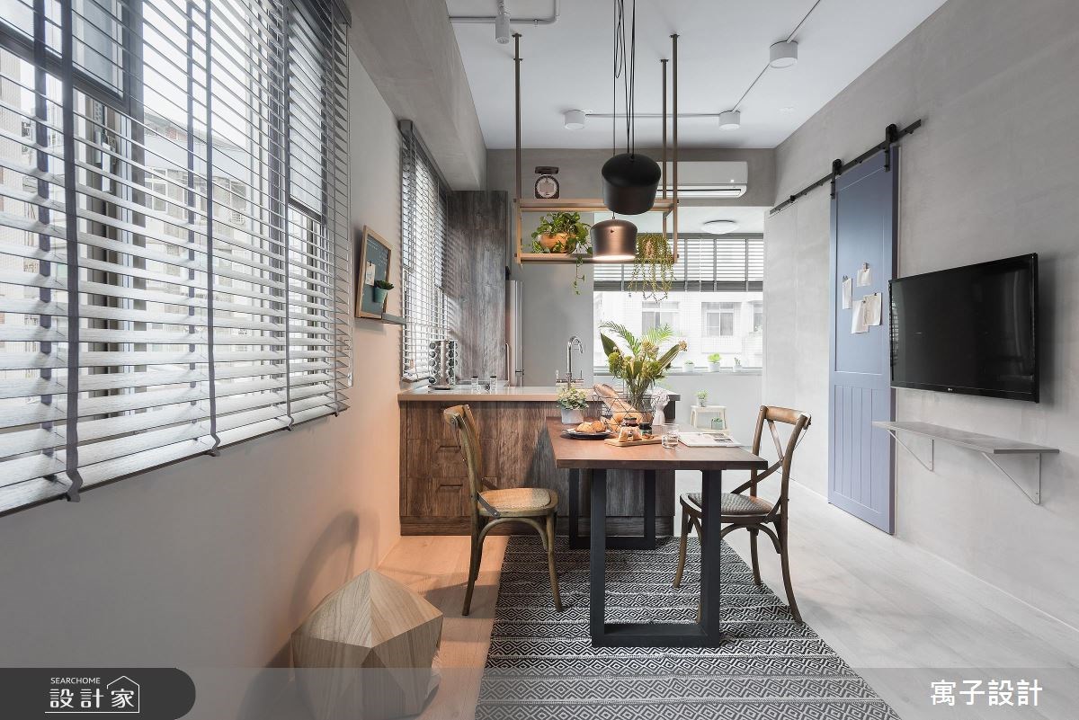 12坪老屋(16~30年)＿北歐風餐廳案例圖片＿寓子設計＿寓子_倆倆之2