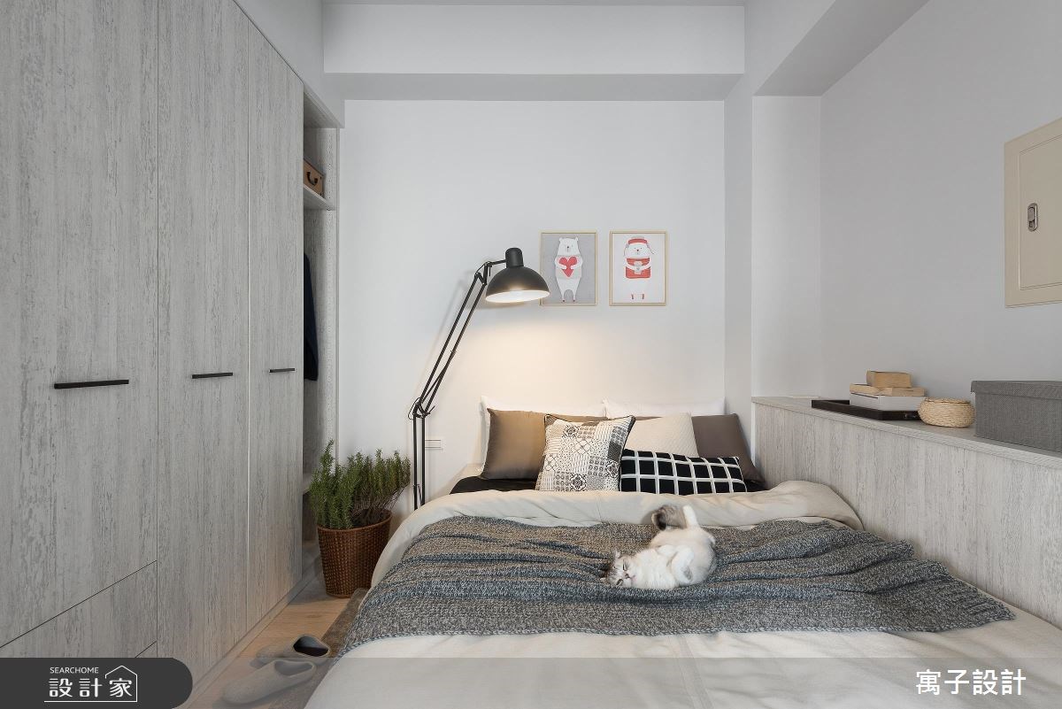 12坪老屋(16~30年)＿北歐風臥室案例圖片＿寓子設計＿寓子_倆倆之13