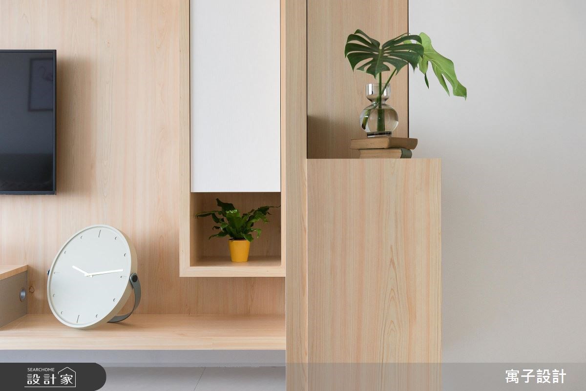 24坪新成屋(5年以下)＿現代風客廳案例圖片＿寓子設計＿寓子_木‧原粹之6