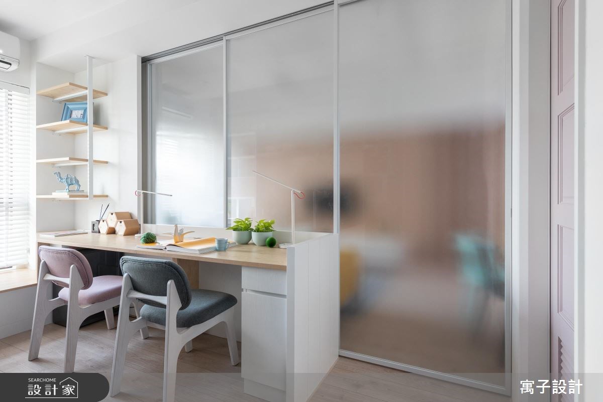 30坪新成屋(5年以下)＿北歐風書房案例圖片＿寓子設計＿寓子_樂樂 I之9