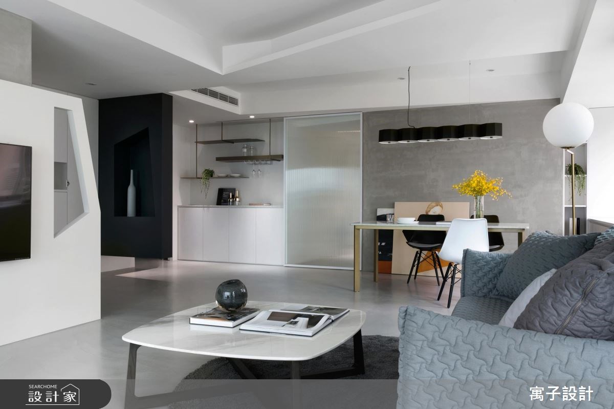 40坪老屋(16~30年)＿現代風客廳案例圖片＿寓子設計＿寓子_12.F之6