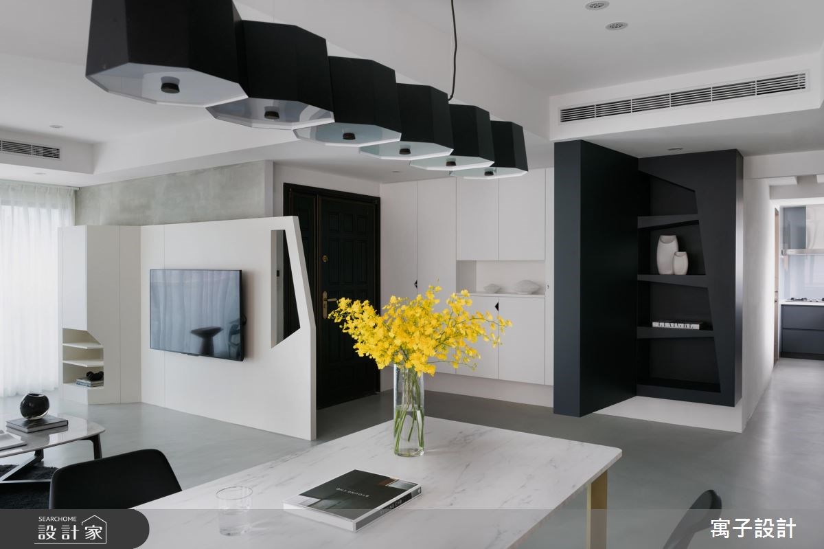 40坪老屋(16~30年)＿現代風客廳案例圖片＿寓子設計＿寓子_12.F之8