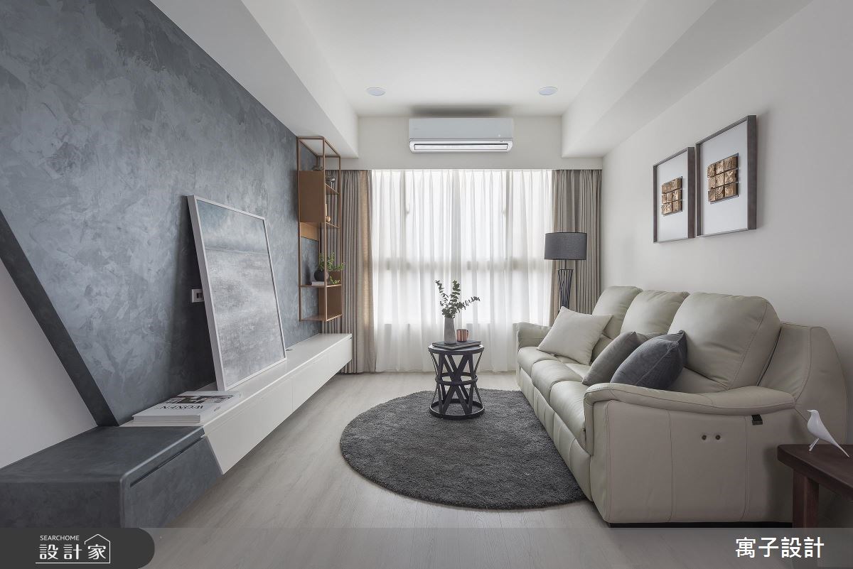 30坪老屋(16~30年)＿休閒風客廳案例圖片＿寓子設計＿寓子_Always之2