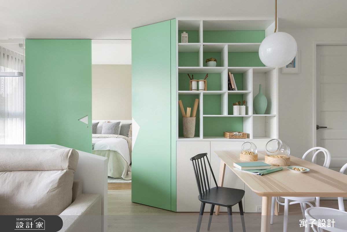 20坪新成屋(5年以下)＿北歐風餐廳案例圖片＿寓子設計＿寓子_popcorn之10