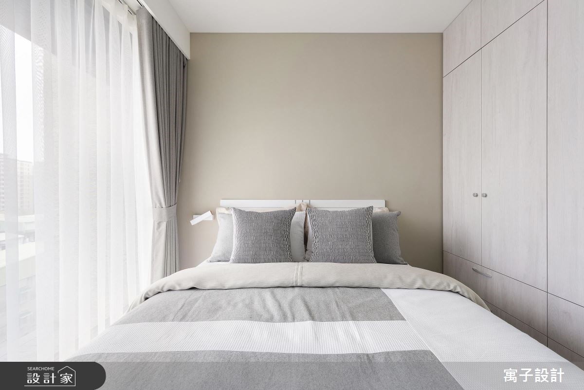 20坪新成屋(5年以下)＿北歐風臥室案例圖片＿寓子設計＿寓子_popcorn之12