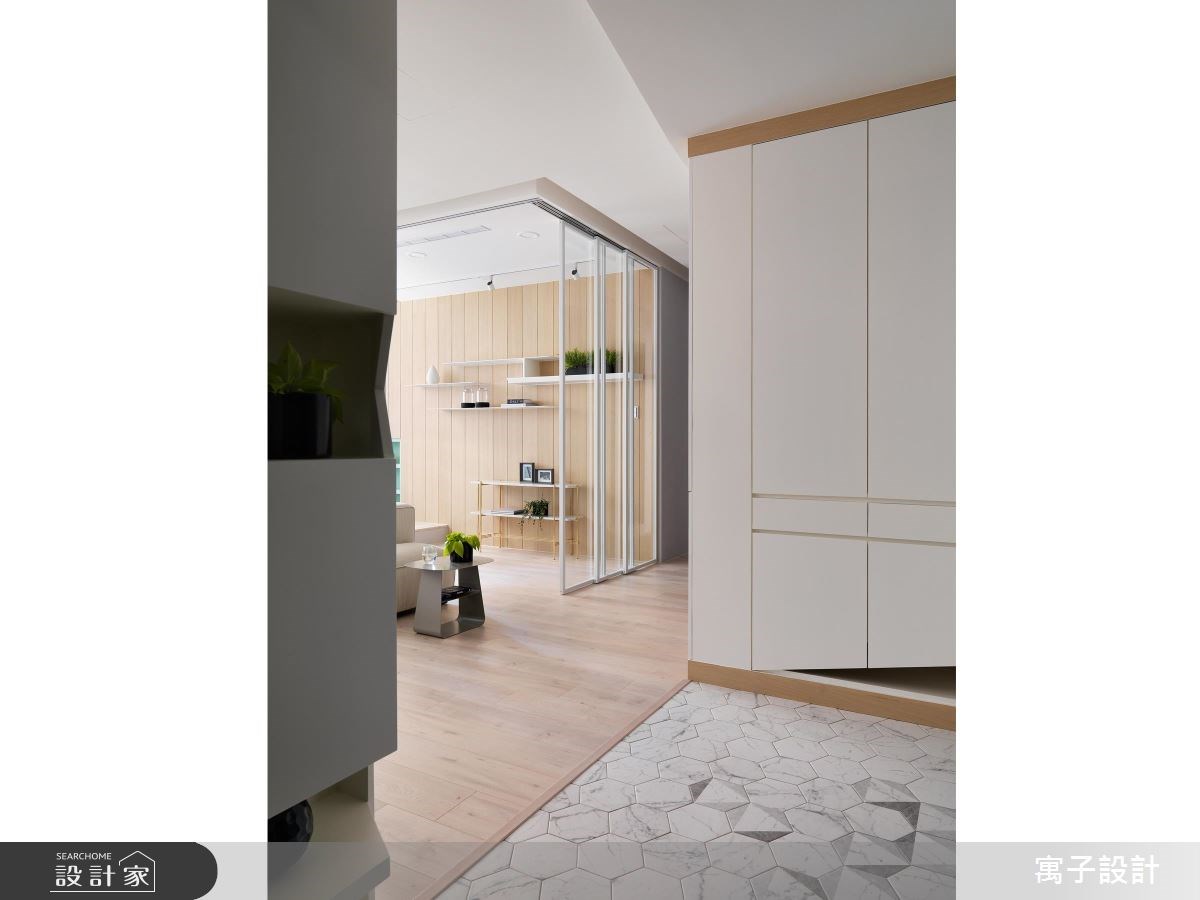 40坪老屋(16~30年)＿北歐風玄關案例圖片＿寓子設計＿寓子_Gary Star之1