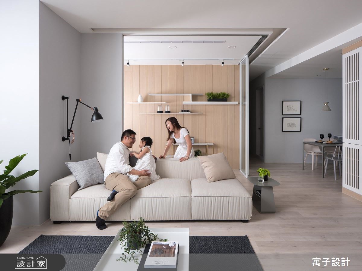40坪老屋(16~30年)＿北歐風客廳案例圖片＿寓子設計＿寓子_Gary Star之8