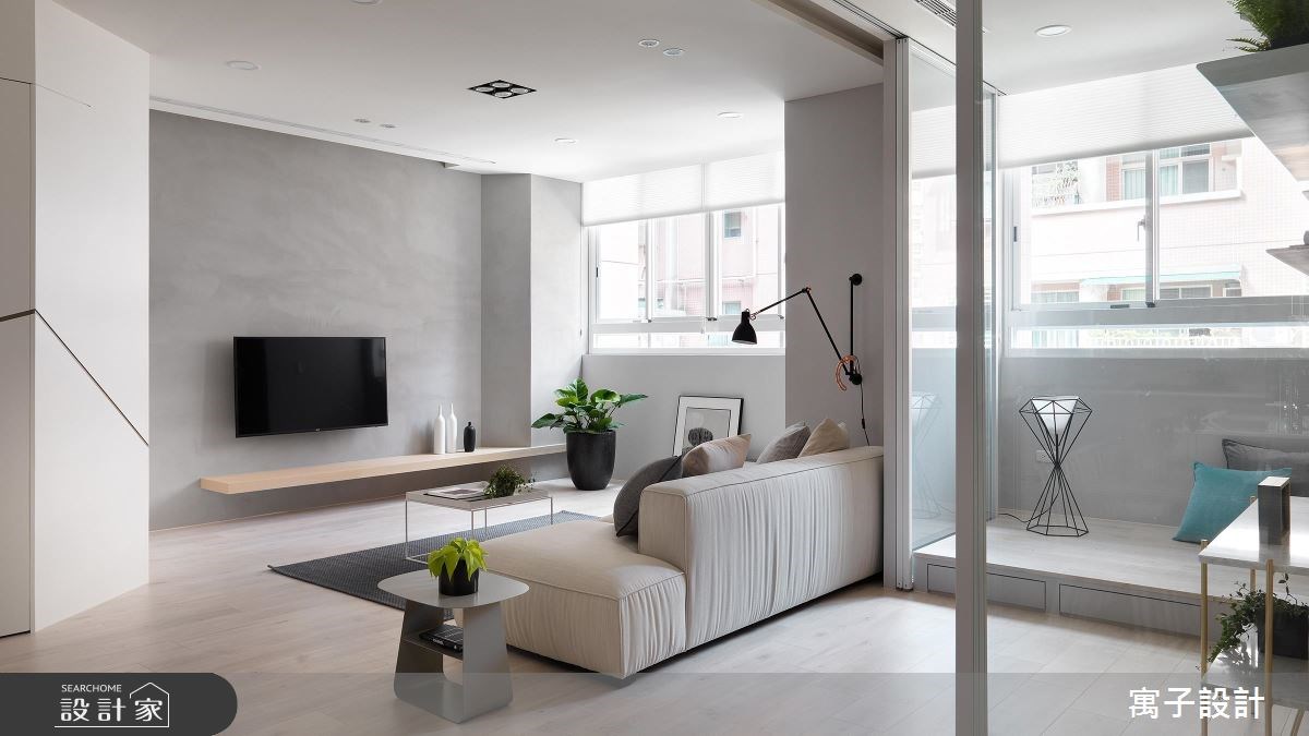 40坪老屋(16~30年)＿北歐風客廳案例圖片＿寓子設計＿寓子_Gary Star之10