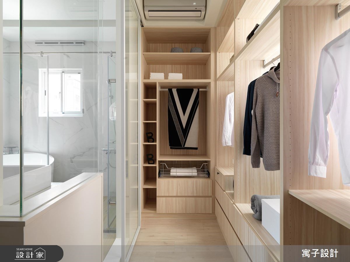 40坪老屋(16~30年)＿北歐風更衣間案例圖片＿寓子設計＿寓子_Gary Star之17