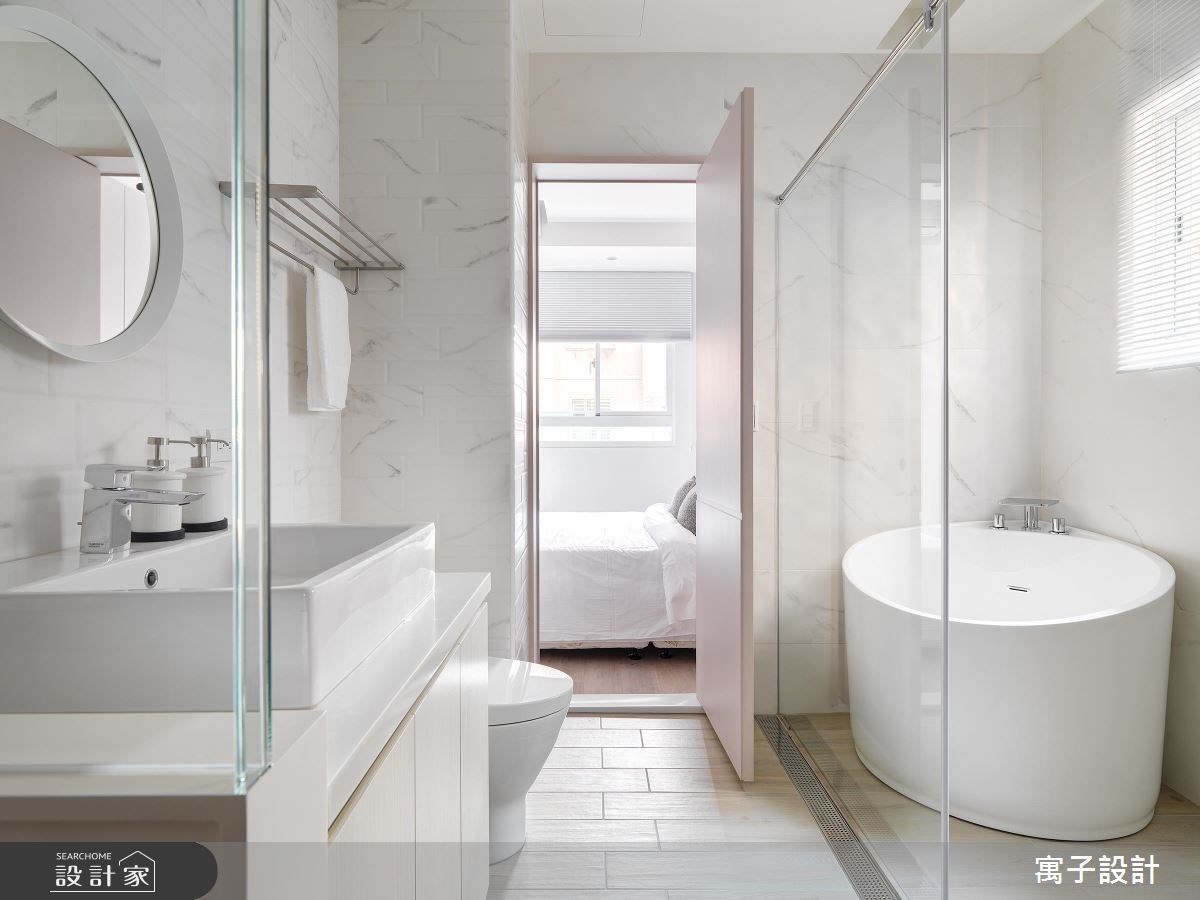 40坪老屋(16~30年)＿北歐風浴室案例圖片＿寓子設計＿寓子_Gary Star之18