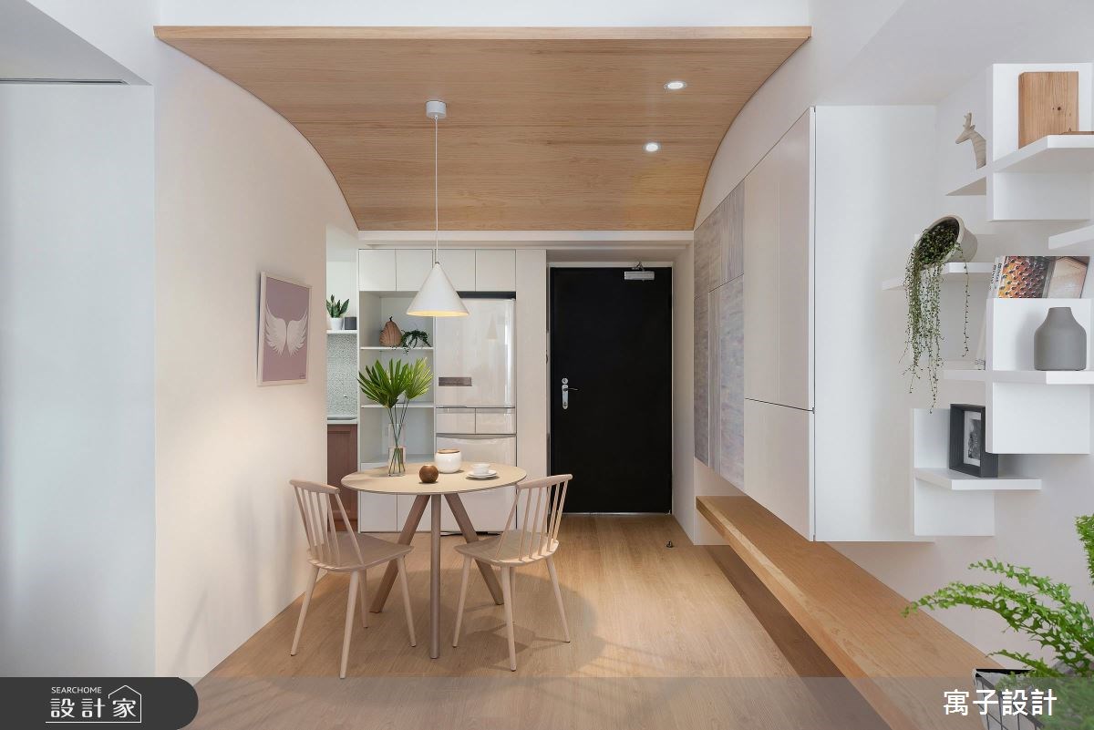 25坪新成屋(5年以下)＿北歐風餐廳案例圖片＿寓子設計＿寓子_翩翩之5