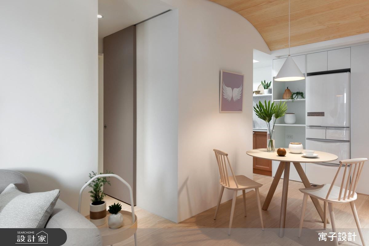 25坪新成屋(5年以下)＿北歐風餐廳案例圖片＿寓子設計＿寓子_翩翩之7