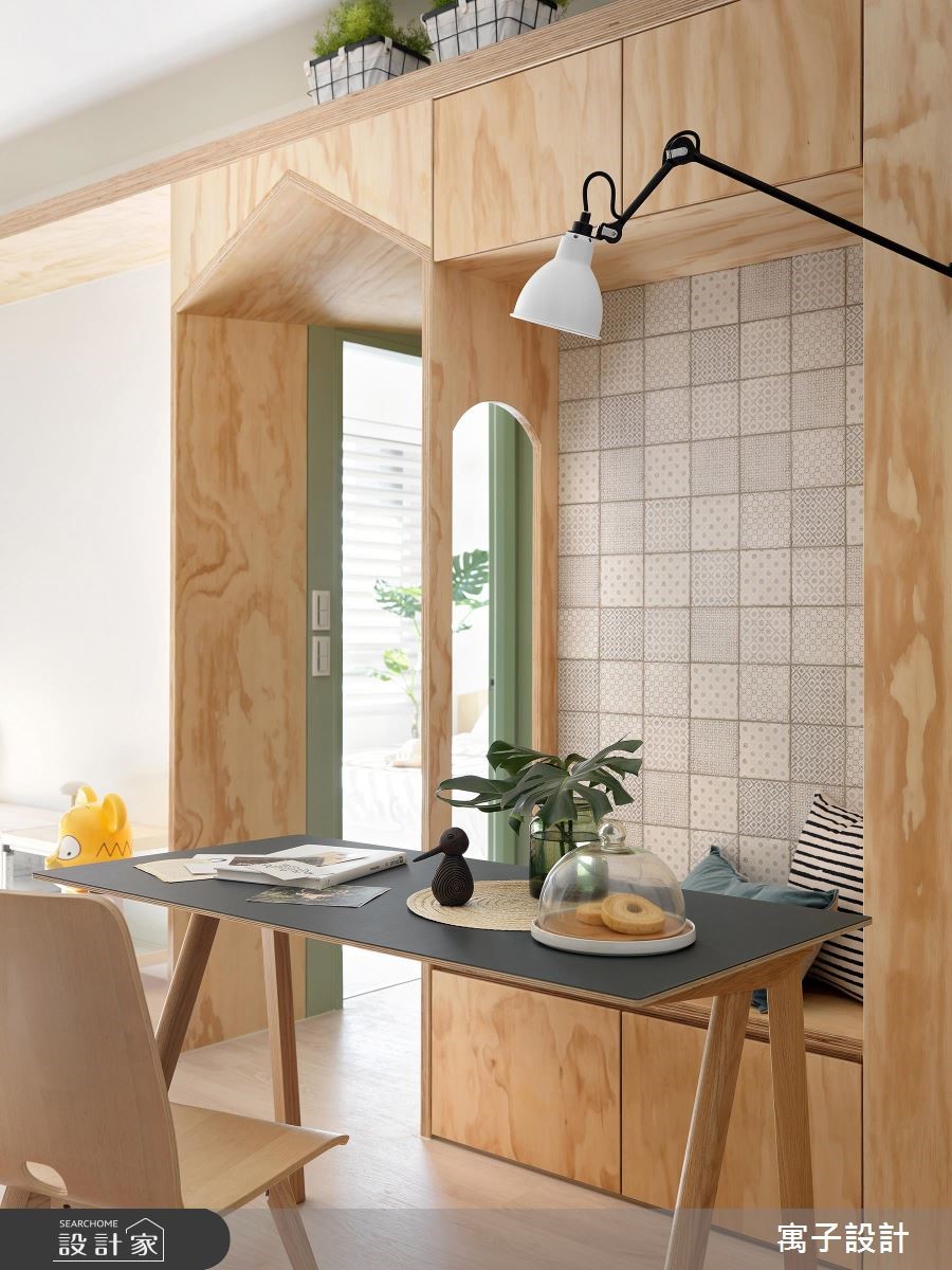 17坪新成屋(5年以下)＿北歐風餐廳案例圖片＿寓子設計＿寓子_森木木之3
