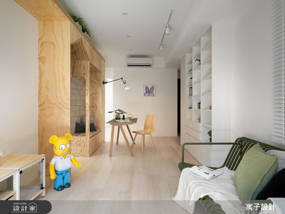 17坪新成屋(5年以下)＿北歐風餐廳案例圖片＿寓子設計＿寓子_森木木之4