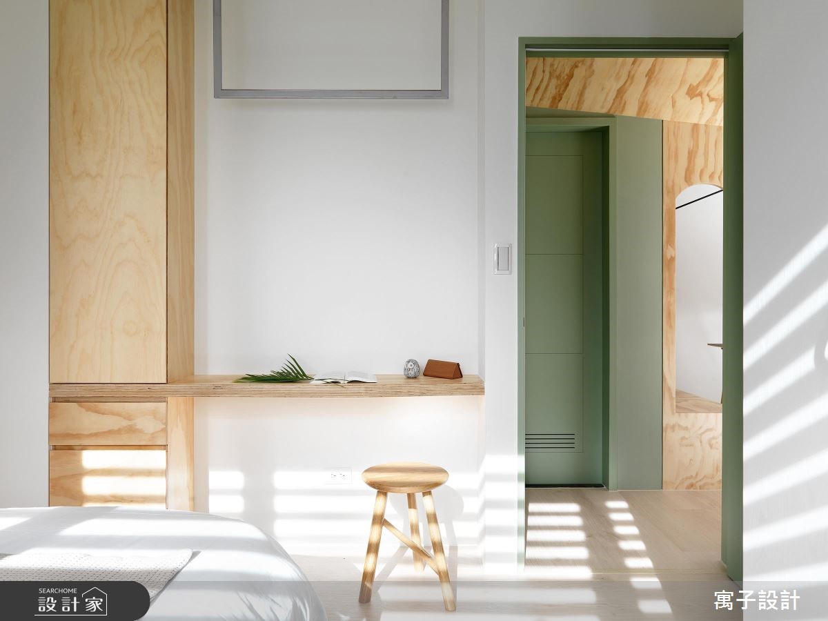 17坪新成屋(5年以下)＿北歐風臥室案例圖片＿寓子設計＿寓子_森木木之13