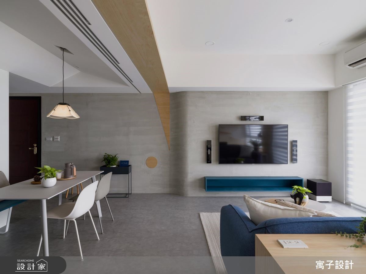 30坪新成屋(5年以下)＿北歐風客廳案例圖片＿寓子設計＿寓子_你好Liho之9