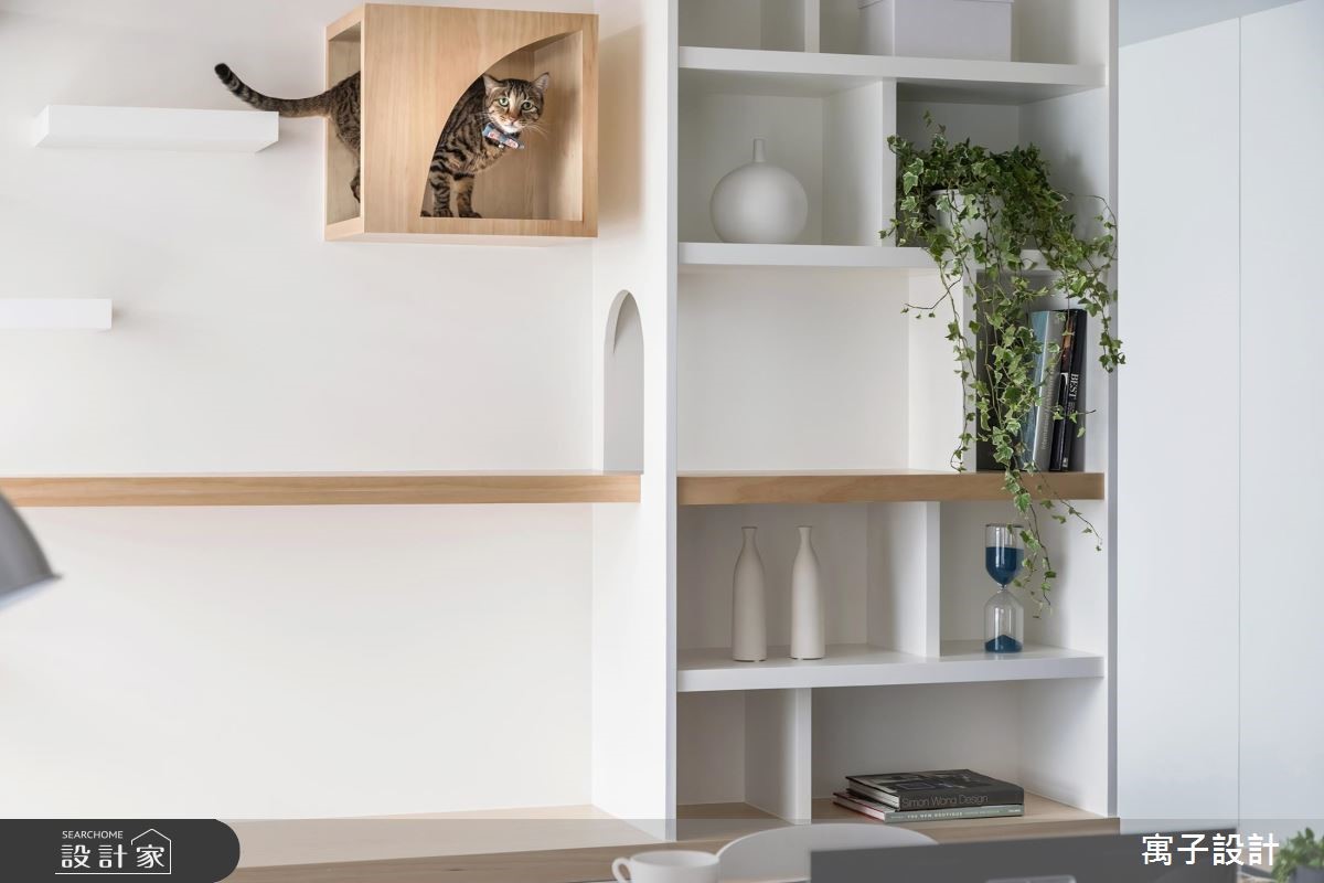 30坪新成屋(5年以下)＿北歐風工作區寵物案例圖片＿寓子設計＿寓子_你好Liho之15