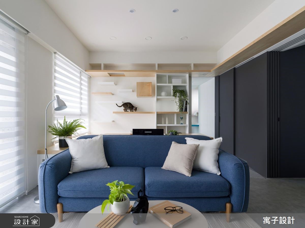 30坪新成屋(5年以下)＿北歐風客廳案例圖片＿寓子設計＿寓子_你好Liho之7