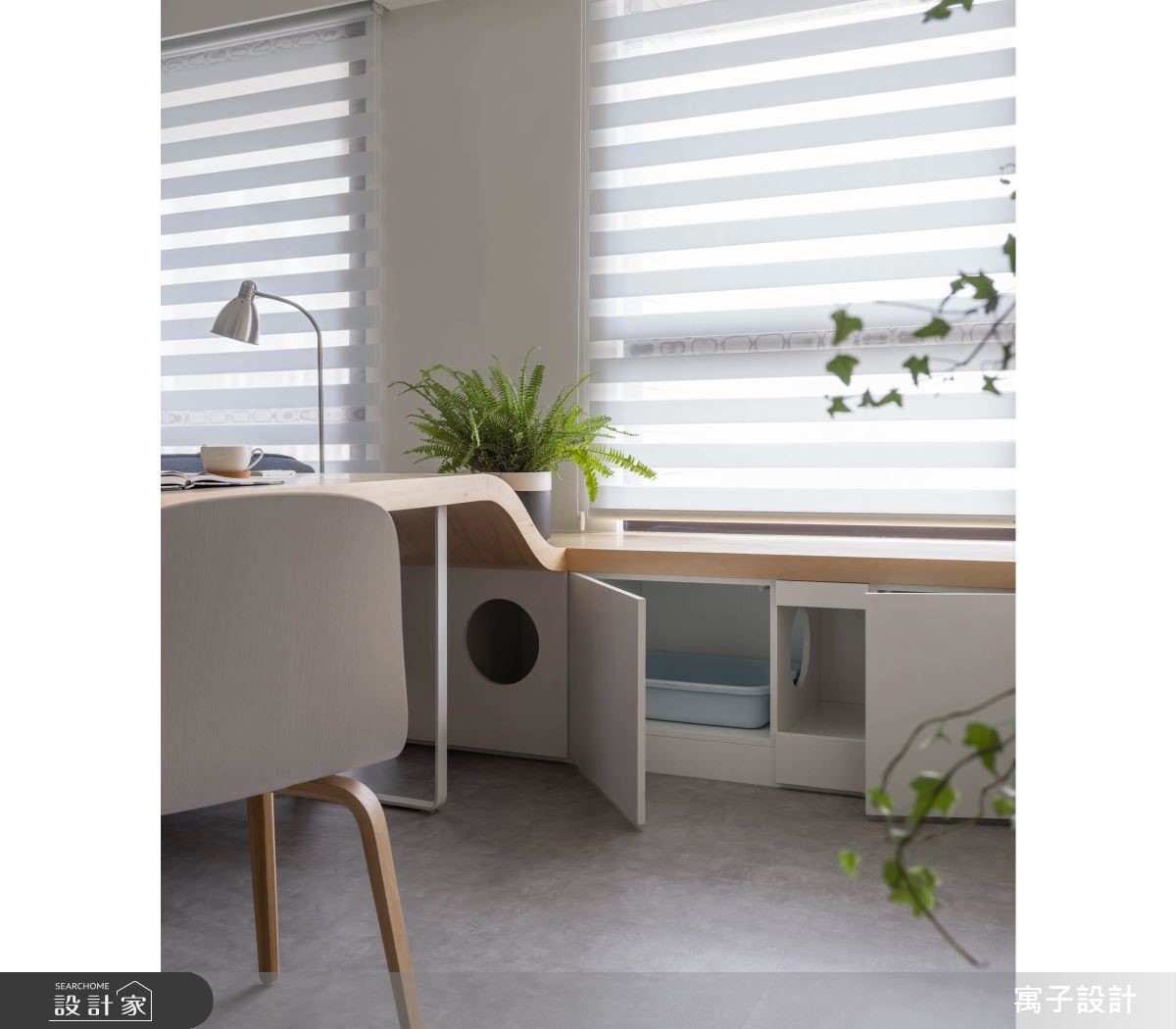 30坪新成屋(5年以下)＿北歐風工作區寵物案例圖片＿寓子設計＿寓子_你好Liho之14
