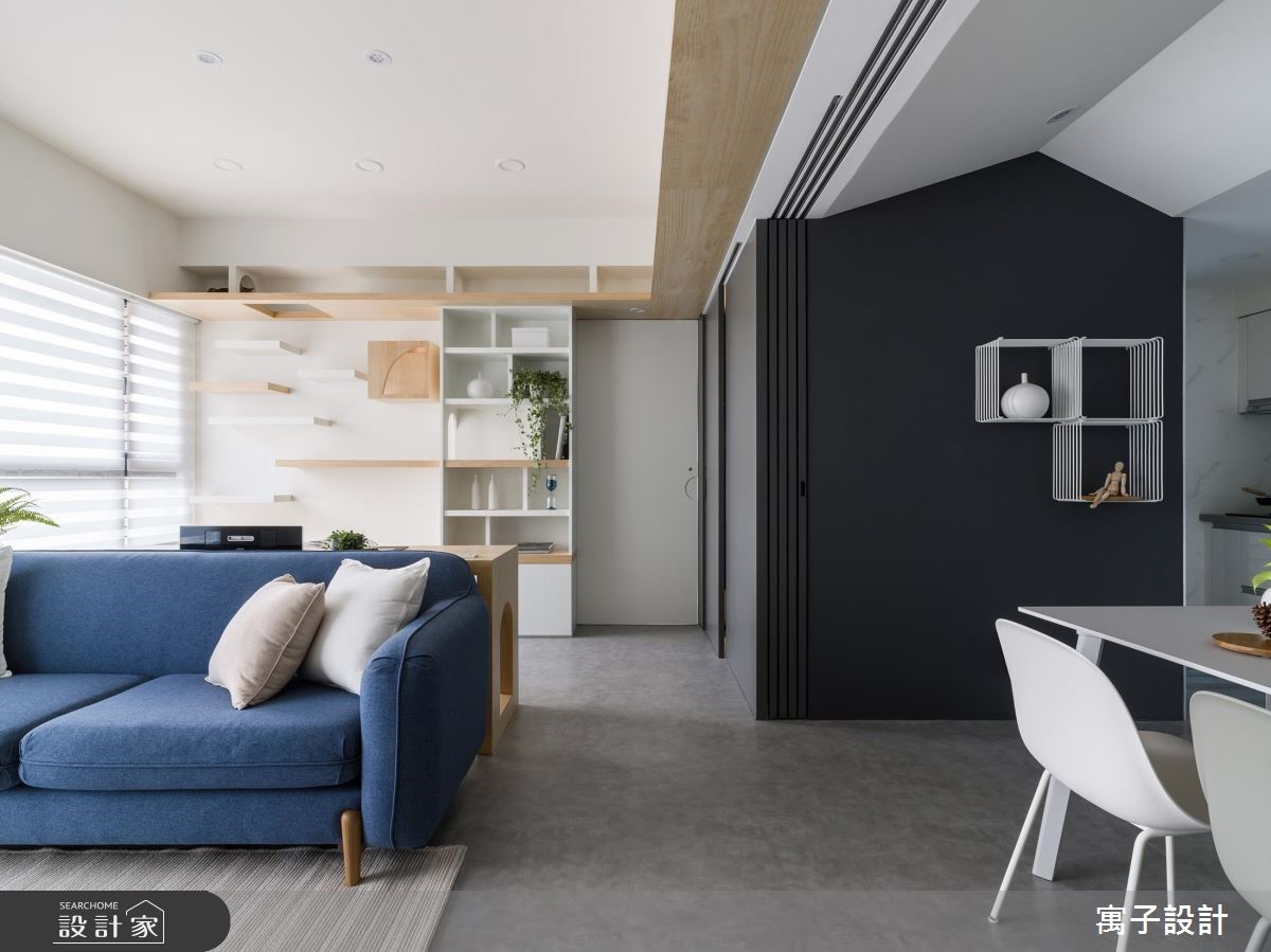 30坪新成屋(5年以下)＿北歐風客廳案例圖片＿寓子設計＿寓子_你好Liho之6