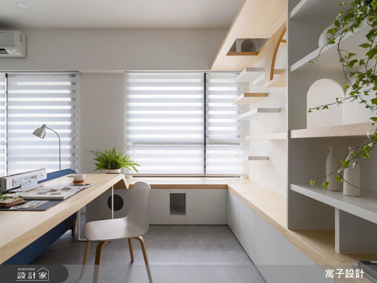 30坪新成屋(5年以下)＿北歐風工作區寵物案例圖片＿寓子設計＿寓子_你好Liho之12