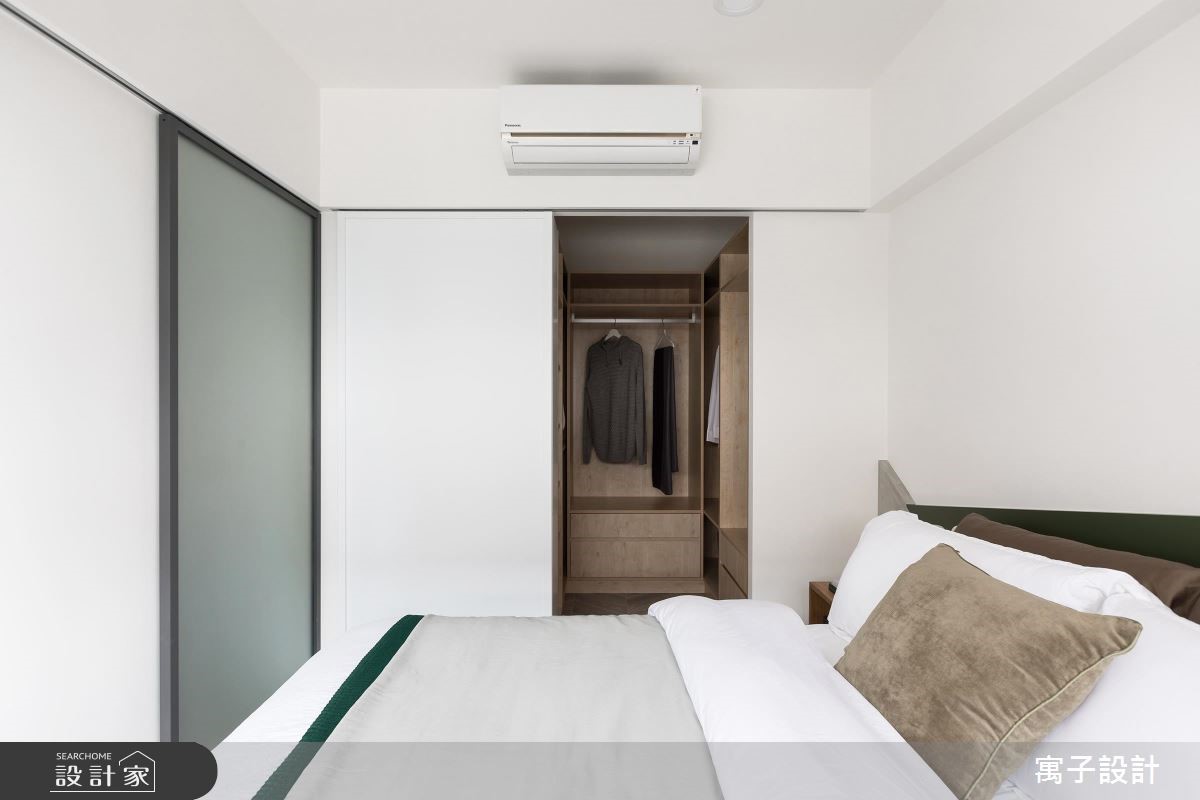 22坪新成屋(5年以下)＿雅痞風臥室案例圖片＿寓子設計＿寓子_陸層之11