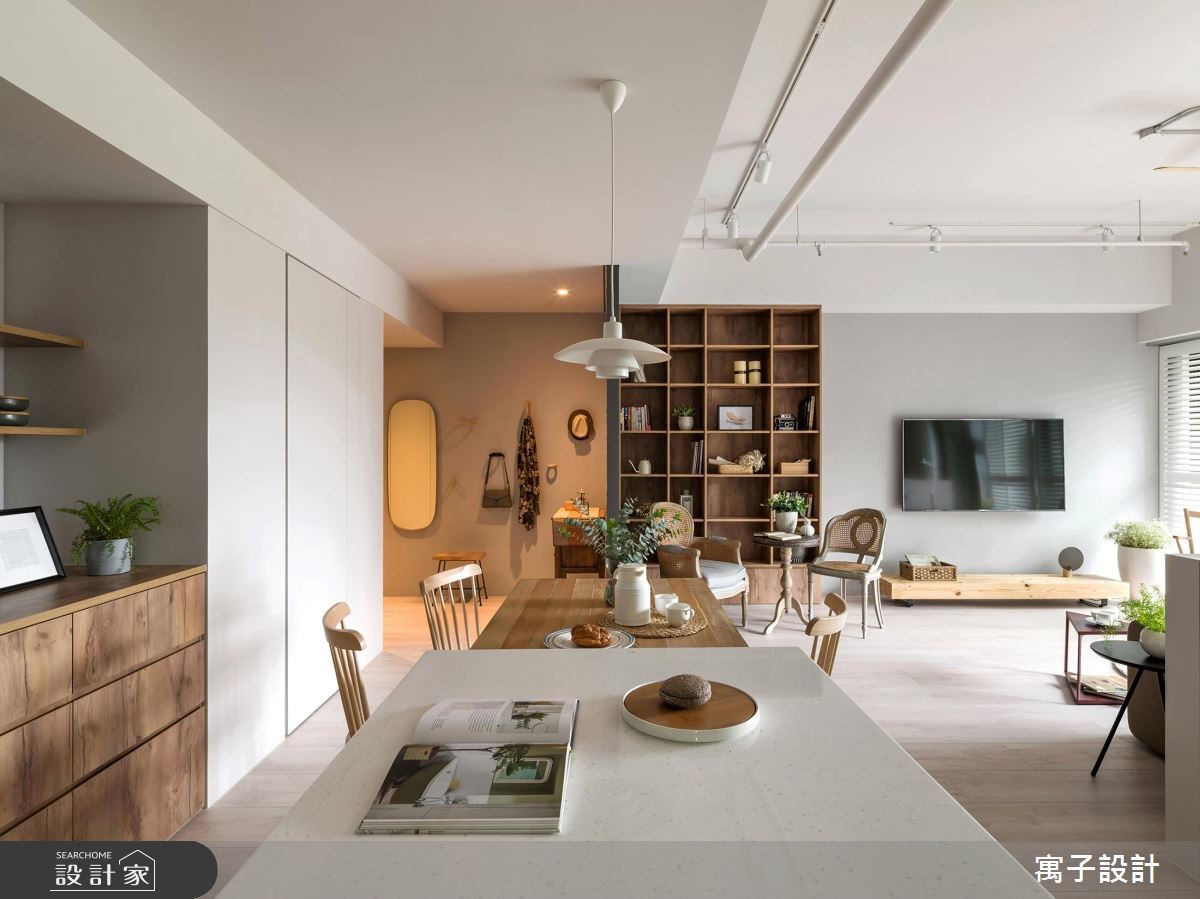 40坪新成屋(5年以下)＿北歐風餐廳案例圖片＿寓子設計＿寓子_Chic house之9