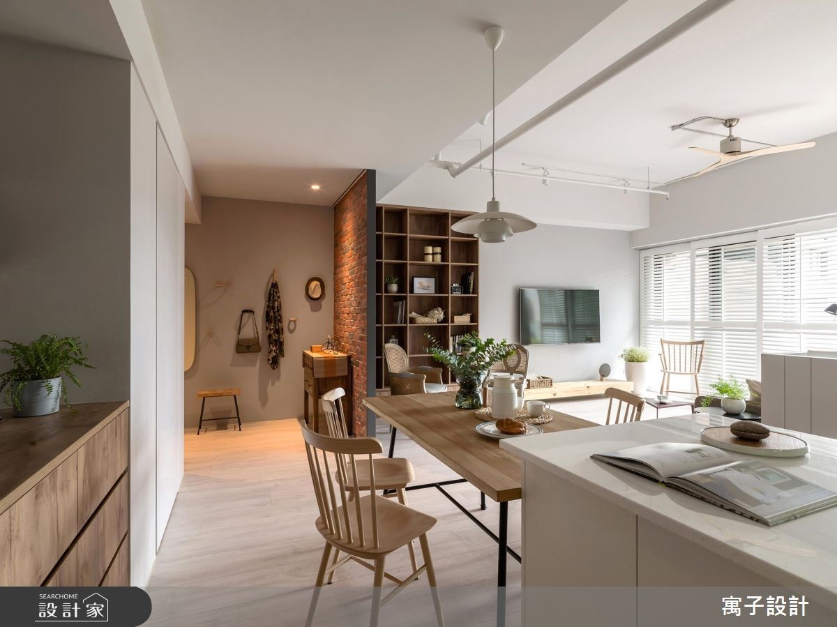 40坪新成屋(5年以下)＿北歐風餐廳案例圖片＿寓子設計＿寓子_Chic house之8