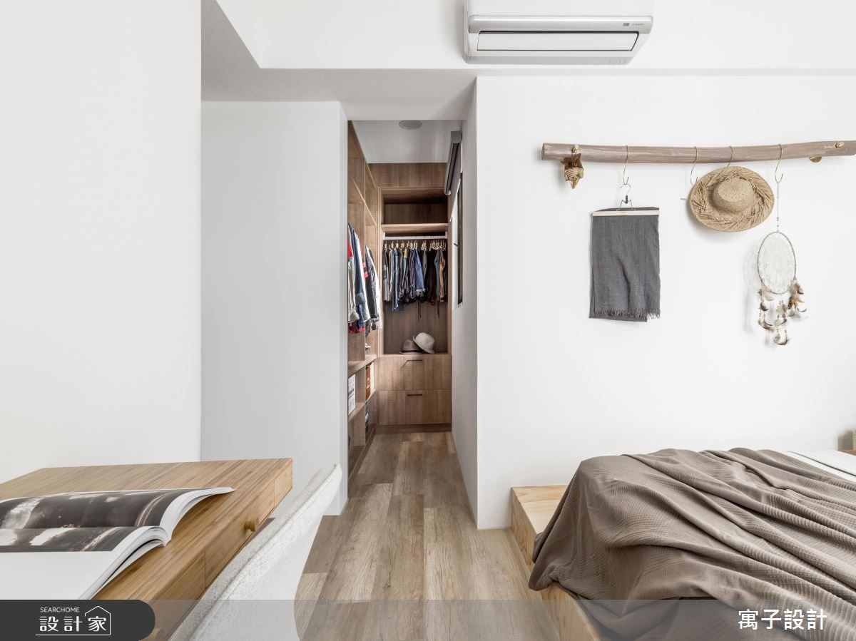16坪新成屋(5年以下)＿北歐風臥室案例圖片＿寓子設計＿寓子_豆米屋之13