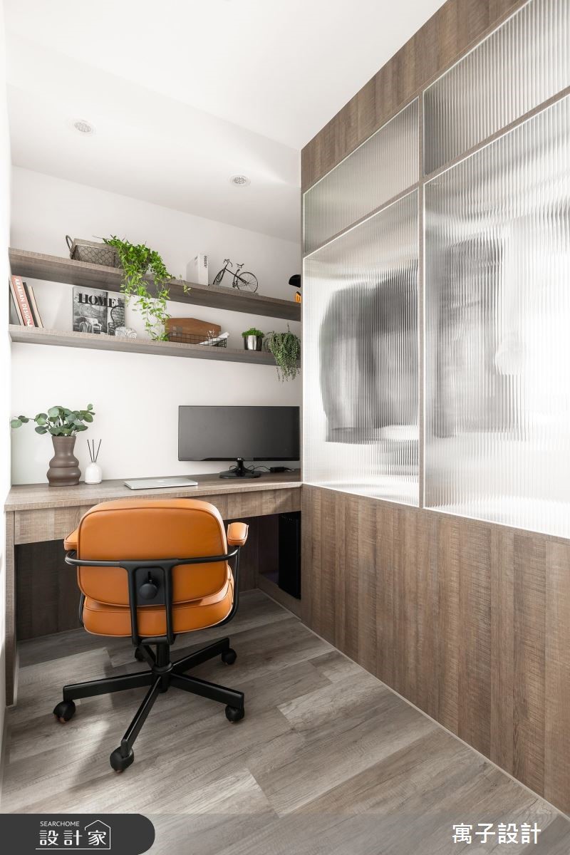 16坪新成屋(5年以下)＿北歐風書房案例圖片＿寓子設計＿寓子_豆米屋之11