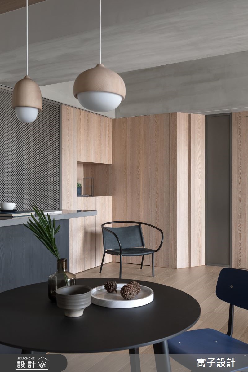 30坪新成屋(5年以下)＿北歐風餐廳案例圖片＿寓子設計＿寓子_H°之13