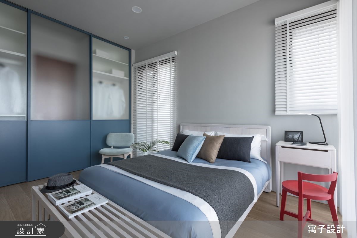 30坪新成屋(5年以下)＿北歐風臥室案例圖片＿寓子設計＿寓子_H°之18