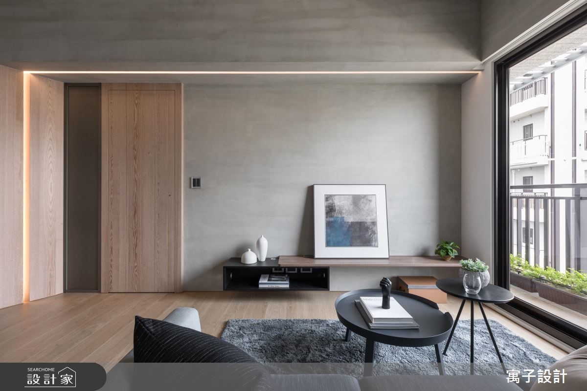 30坪新成屋(5年以下)＿北歐風客廳案例圖片＿寓子設計＿寓子_H°之7
