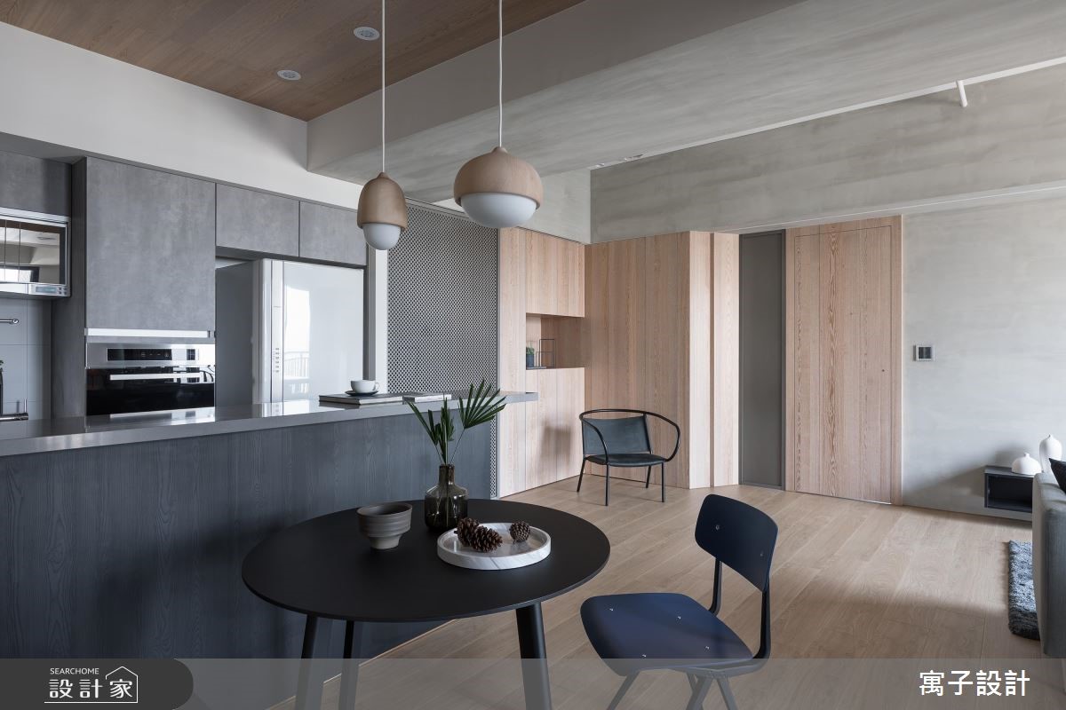 30坪新成屋(5年以下)＿北歐風餐廳案例圖片＿寓子設計＿寓子_H°之12