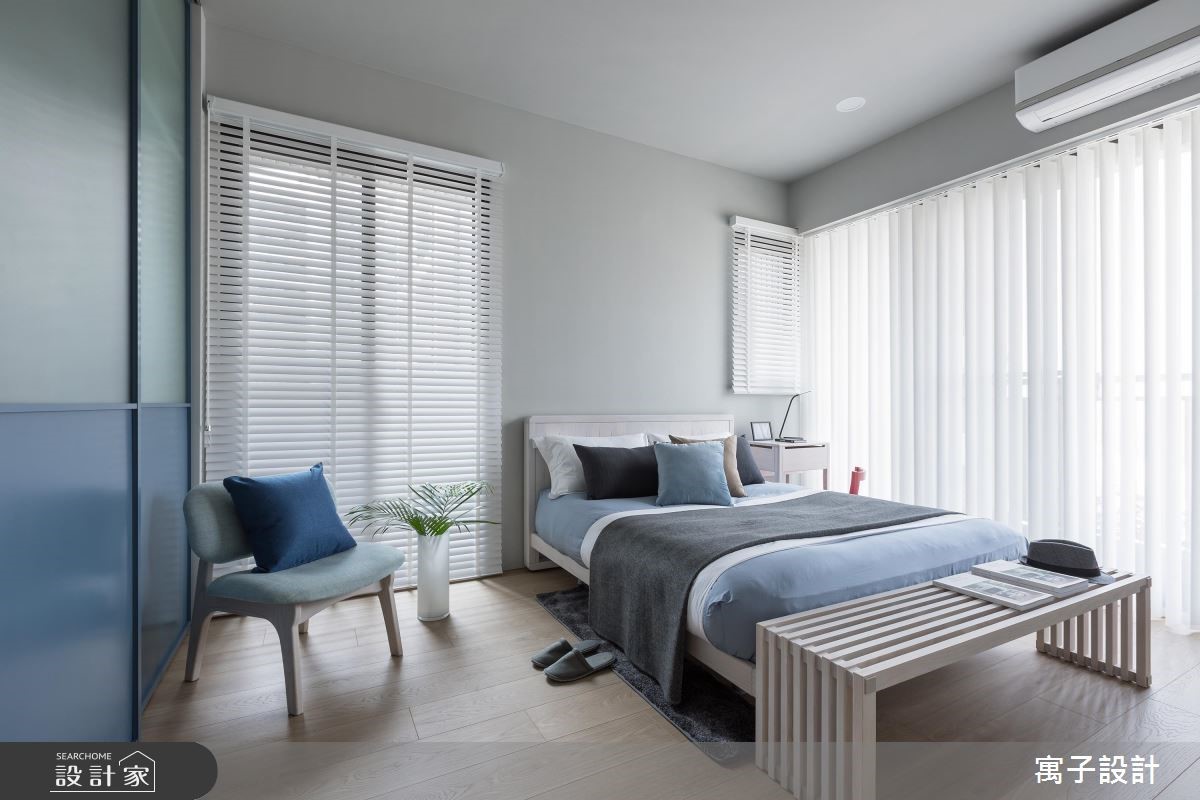 30坪新成屋(5年以下)＿北歐風臥室案例圖片＿寓子設計＿寓子_H°之3823