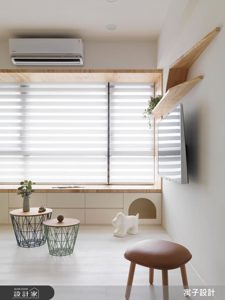 30坪新成屋(5年以下)＿北歐風客廳案例圖片＿寓子設計＿寓子_遊樂園之1