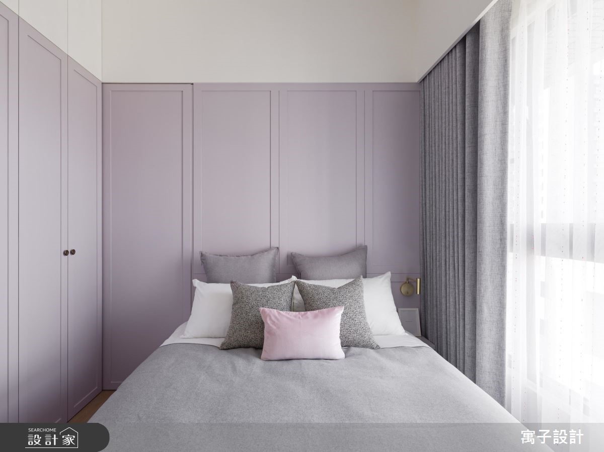 21坪新成屋(5年以下)＿北歐風臥室案例圖片＿寓子設計＿寓子_薄荷森林之16