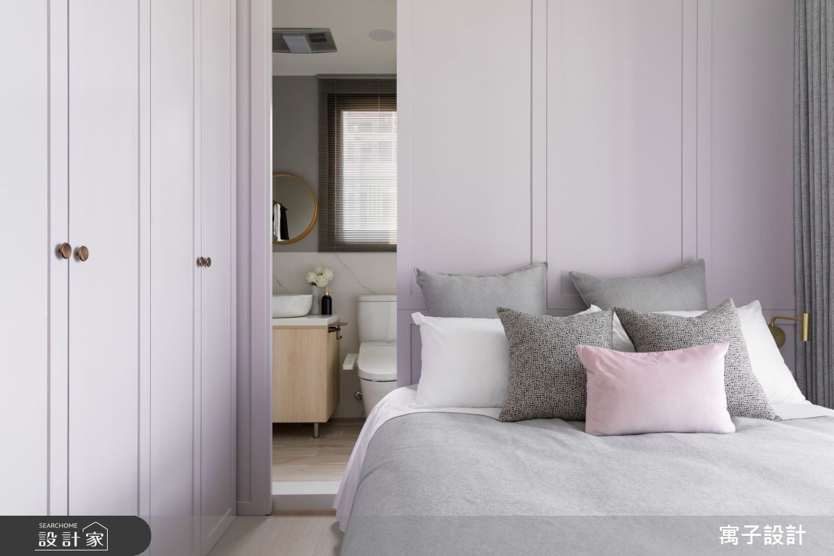 21坪新成屋(5年以下)＿北歐風臥室案例圖片＿寓子設計＿寓子_薄荷森林之15