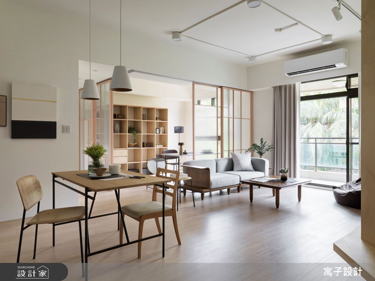 25坪老屋(16~30年)＿北歐風客廳餐廳案例圖片＿寓子設計＿寓子_mumu之1